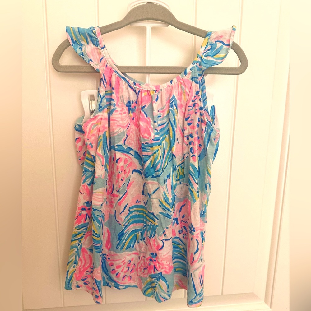 Colorful Floral Sleeveless Top